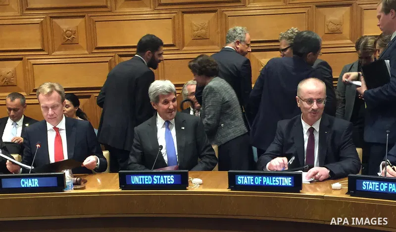 Palestinian Prime Minister, Rami Hamadallah, attends a Conference on donor countries of Palestine, in the United nations city of New York, on Aug 20, 2016. Photo by Prime Minister Office