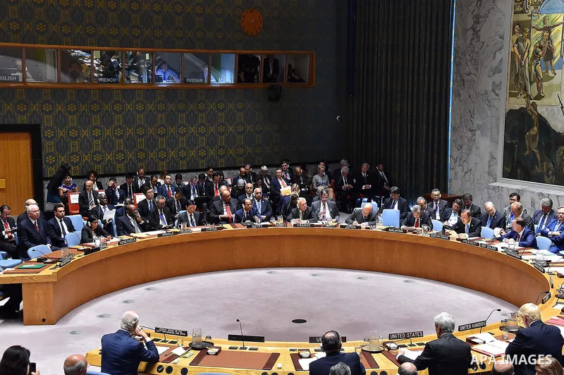 Egyptian President Abdel-Fattah Al-Sisi attends a high-level Syria meeting at the UN Security Council in New York on September 21, 2016. Photo by Egyptian President Office