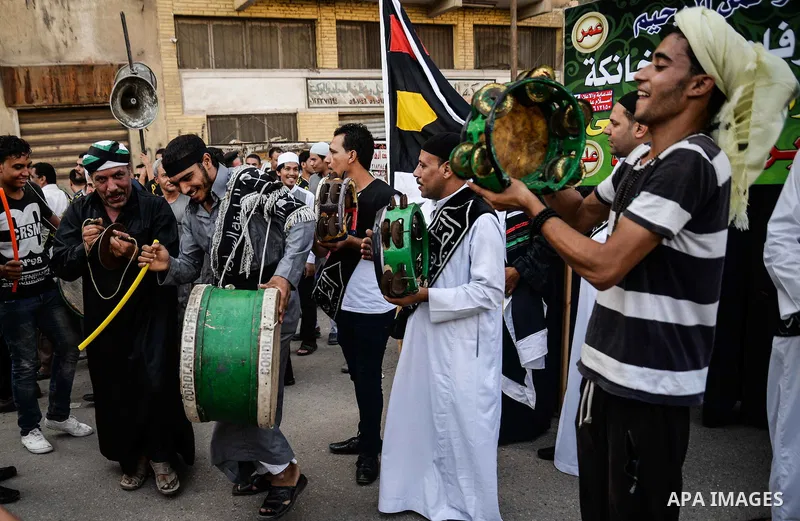 Egyptian Sufi Muslims practice ritualized Zikr (invocation) to celebrate the New Islamic Hijri year 1438 in front of al-Hussein mosque at Al-Azhar district in old Islamic Cairo, Egypt October 2, 2016. Photo by Amr Sayed