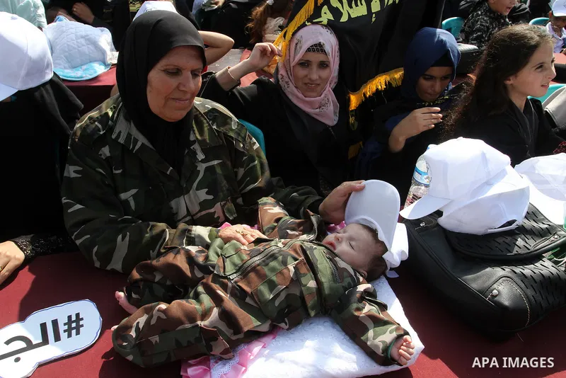 Palestinians attend a rally marking the 29th anniversary of the foundation of the Islamic Jihad movement in Gaza City October 21, 2016. Photo by Abed Rahim Khatib