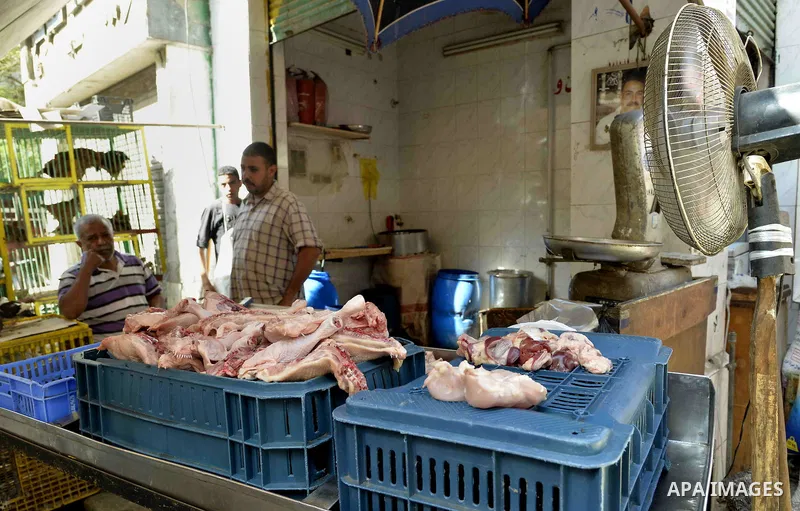 Egyptians shop at a market in Cairo, Egypt, on November 7, 2016. Photo by Amr Sayed