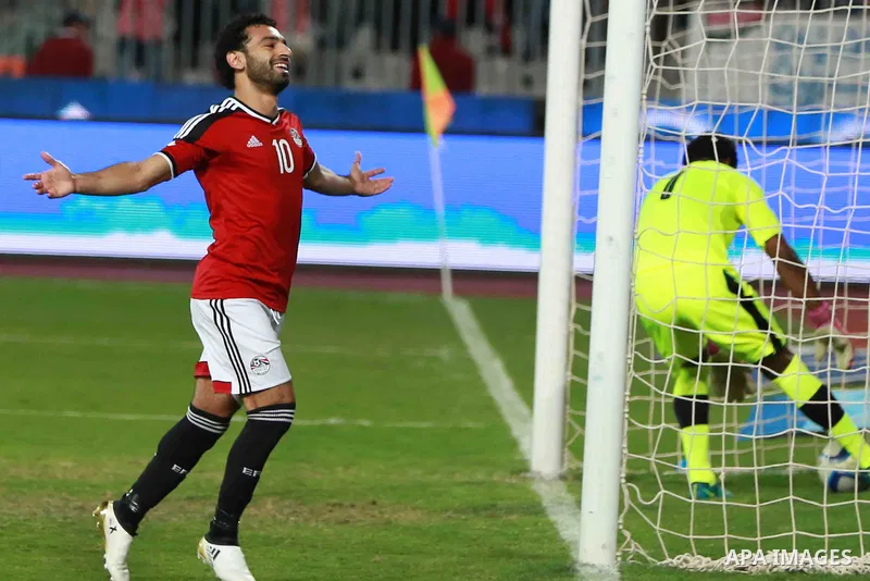 Egypt v Ghana compete during the 2018 World Cup qualifying Group E football match between Egypt and Ghana at the Borg el-Arab Stadium near Alexandria on November 13, 2016. Photo by Stringer