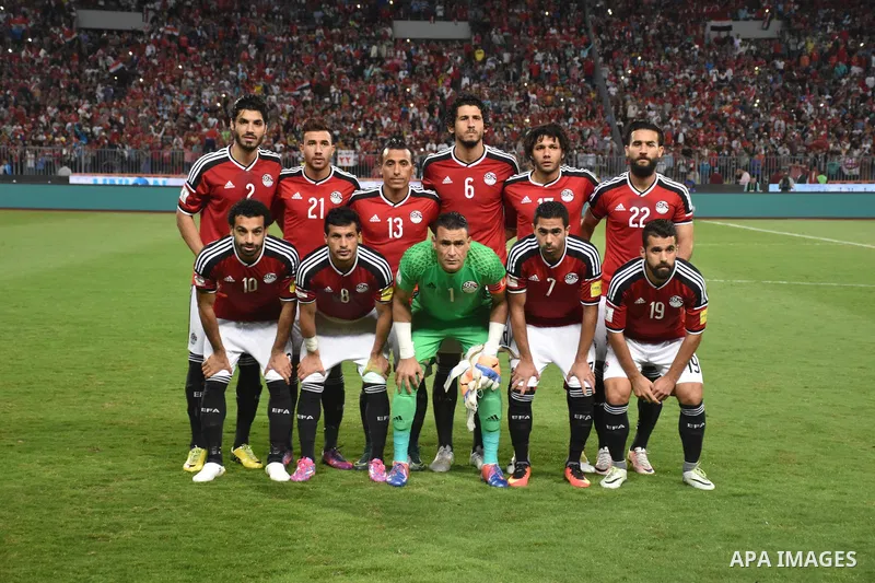 Egypt v Ghana compete during the 2018 World Cup qualifying Group E football match between Egypt and Ghana at the Borg el-Arab Stadium near Alexandria on November 13, 2016. Photo by Stringer