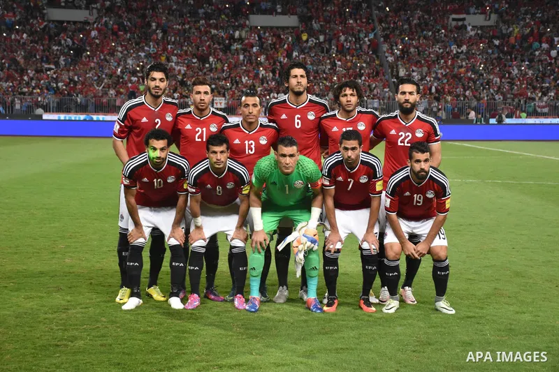Egypt v Ghana compete during the 2018 World Cup qualifying Group E football match between Egypt and Ghana at the Borg el-Arab Stadium near Alexandria on November 13, 2016. Photo by Stringer