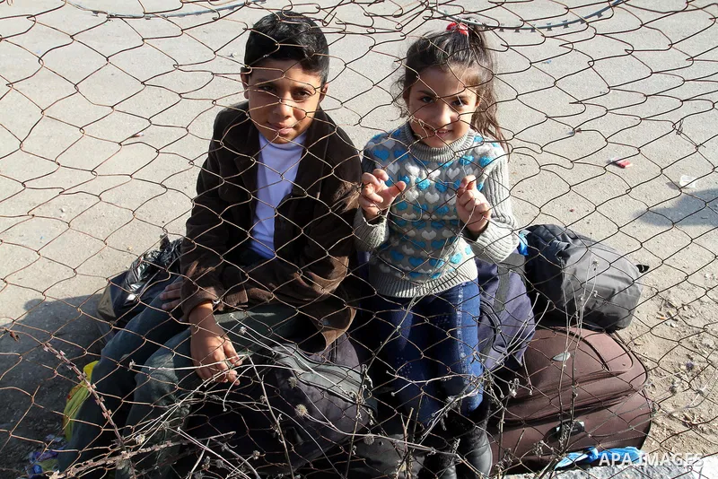 Palestinians wait permission to enter Egypt as they gather at the Rafah border crossing in the southern Gaza Strip on on November 14, 2016. Egypt is due to reopen its Rafah border crossing with Gaza for Five days. Photo...