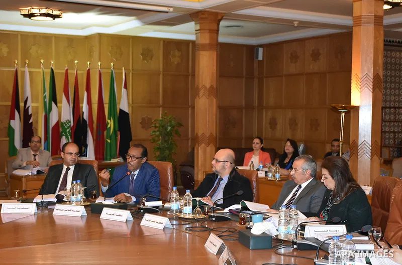 Arab foreign Ministers attend a meeting of the Arab League foreign Ministers in the Egyptian capital Cairo, on November 21, 2016. Photo by Stringer