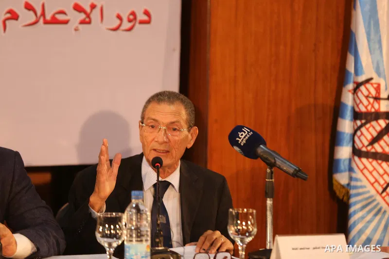 Palestinian and Egyptian Journalists attend a meeting about media and Palestinian society in Cairo, Egypt, on Nov. 23.2016. Photo by Yasser Qudih