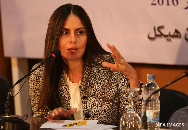 Palestinian and Egyptian Journalists attend a meeting about media and Palestinian society in Cairo, Egypt, on Nov. 23.2016. Photo by Yasser Qudih