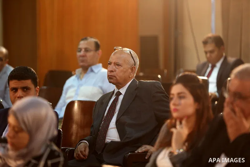 Palestinian and Egyptian Journalists attend a meeting about media and Palestinian society in Cairo, Egypt, on Nov. 23.2016. Photo by Yasser Qudih