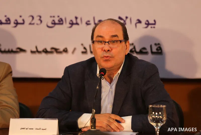 Palestinian and Egyptian Journalists attend a meeting about media and Palestinian society in Cairo, Egypt, on Nov. 23.2016. Photo by Yasser Qudih