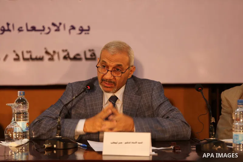 Palestinian and Egyptian Journalists attend a meeting about media and Palestinian society in Cairo, Egypt, on Nov. 23.2016. Photo by Yasser Qudih