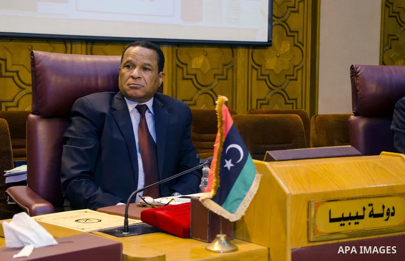 Arab foreign Ministers attend a meeting of the Arab League foreign Ministers in the Egyptian capital Cairo. Photo by Stringer