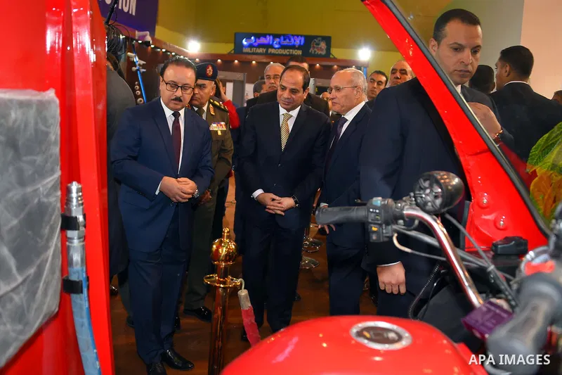 Egyptian President Abdel Fattah al-Sisi attends the opening ceremony of Cairo international exhibition for information and communication technology, in Cairo, Egypt, on Nov. 27, 2016. Photo by Egyptian President Office