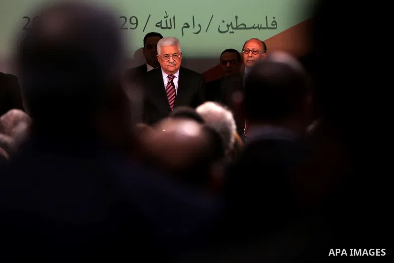 Palestinian President Mahmoud Abbas attends the opening ceremony of the 7th Fatah Congress on November 29, 2016, at the Muqataa, the Palestinian Authority headquarters, in the West Bank city of Ramallah. Abbas's Fatah re...
