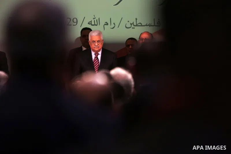 Palestinian President Mahmoud Abbas attends the opening ceremony of the 7th Fatah Congress on November 29, 2016, at the Muqataa, the Palestinian Authority headquarters, in the West Bank city of Ramallah. Abbas's Fatah re...