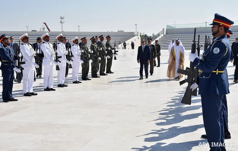 Egyptian President Abdel Fattah al-Sisi visits Wahat Al Karama’ (Oasis of Dignity), in Abu Dhabi, United Arab Emirates, on Dec. 02, 2016. Photo by Egyptian President Office