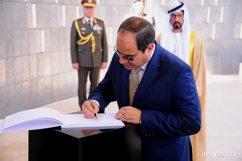 Egyptian President Abdel Fattah al-Sisi visits Wahat Al Karama’ (Oasis of Dignity), in Abu Dhabi, United Arab Emirates, on Dec. 02, 2016. Photo by Egyptian President Office
