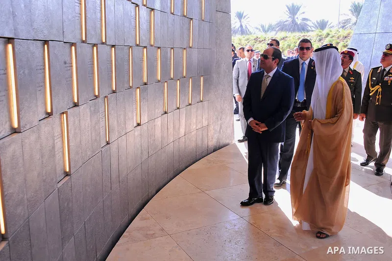 Egyptian President Abdel Fattah al-Sisi visits Wahat Al Karama’ (Oasis of Dignity), in Abu Dhabi, United Arab Emirates, on Dec. 02, 2016. Photo by Egyptian President Office