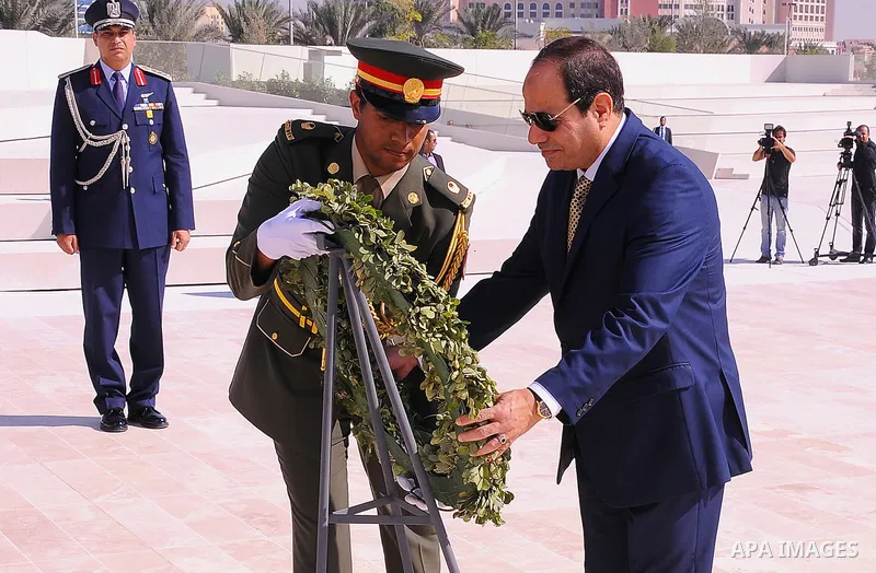 Egyptian President Abdel Fattah al-Sisi visits Wahat Al Karama’ (Oasis of Dignity), in Abu Dhabi, United Arab Emirates, on Dec. 02, 2016. Photo by Egyptian President Office