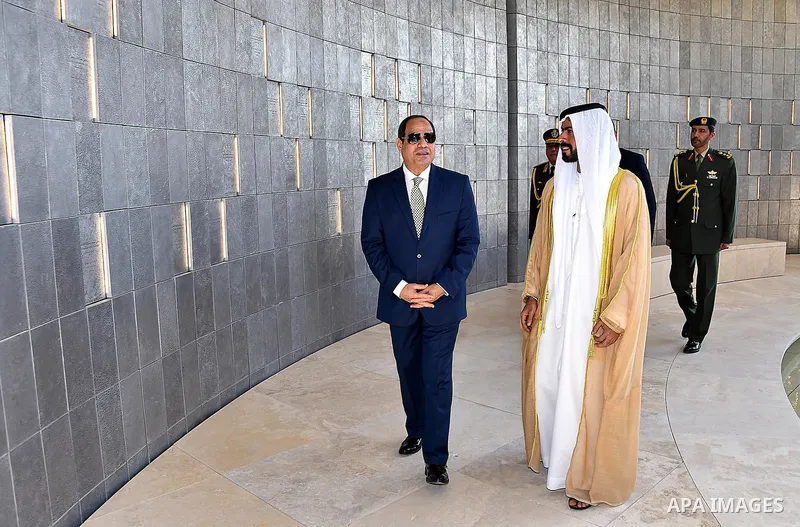 Egyptian President Abdel Fattah al-Sisi visits Wahat Al Karama’ (Oasis of Dignity), in Abu Dhabi, United Arab Emirates, on Dec. 02, 2016. Photo by Egyptian President Office