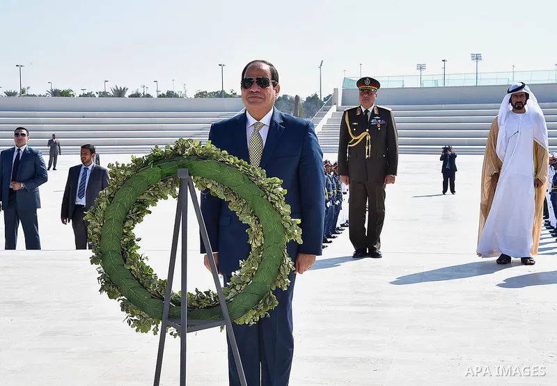 Egyptian President Abdel Fattah al-Sisi visits Wahat Al Karama’ (Oasis of Dignity), in Abu Dhabi, United Arab Emirates, on Dec. 02, 2016. Photo by Egyptian President Office