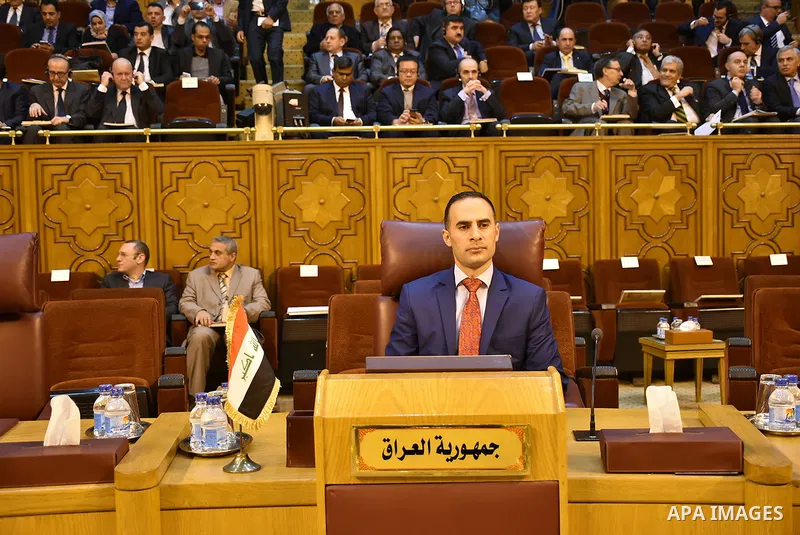 Permanent members of Arab countries in League of Arab States attend a meeting to mark the "International Day of Solidarity with the Palestinian People" at the Arab League headquarters in Cairo, Egypt, December 12, 2016....