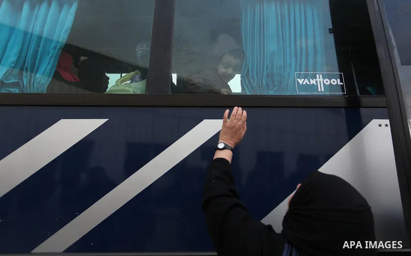 Palestinians wait for travel permits to cross into Egypt through the Rafah border crossing after it was opened by Egyptian authorities for humanitarian cases, in Rafah in the southern Gaza Strip December 17, 2016. Photo...
