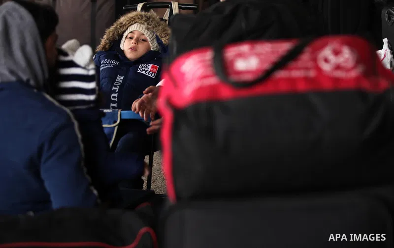 Palestinians wait for travel permits to cross into Egypt through the Rafah border crossing after it was opened by Egyptian authorities for humanitarian cases, in Rafah in the southern Gaza Strip December 17, 2016. Photo...