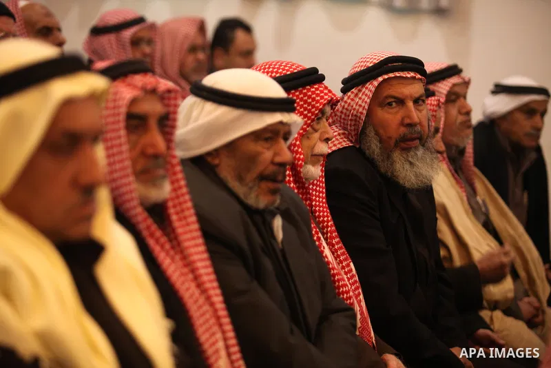 Members of the Palestinian reforms attend a meeting in Deir al-Balah in central Gaza on December 26, 2016. Photo by Ashraf Amra