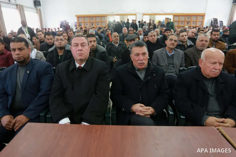 Palestinians attend a memorial service for a Syrian Greek Melkite archbishop, Hilarion Capucci, who died in Rome on Sunday at age 94, in Gaza city, on January 05, 2017. Capucci was described as an icon of the Palestinian...