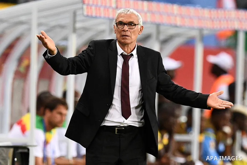 Egypt's Argentinian coach Hector Raul Cuper reacts during the 2017 Africa Cup of Nations group D football match between Mali and Egypt in Port-Gentil on January 17, 2017. Photo by Stranger