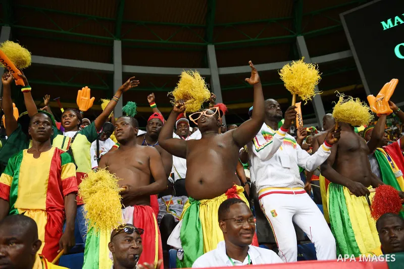 Mali supporters cheer for their team ahead of the 2017 Africa Cup of Nations group D football match between Mali and Egypt in Port-Gentil on January 17, 2017. Photo by Stranger
