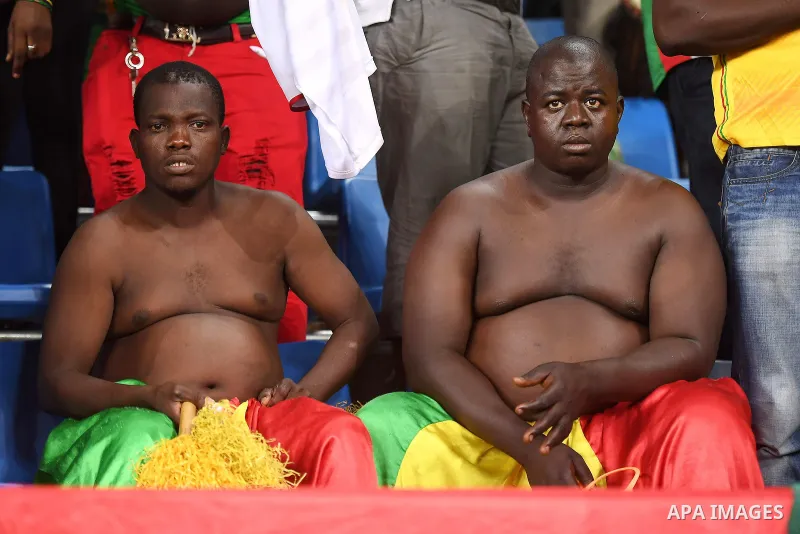 Mali supporters attend the 2017 Africa Cup of Nations group D football match between Mali and Egypt in Port-Gentil on January 17, 2017. Photo by Stranger
