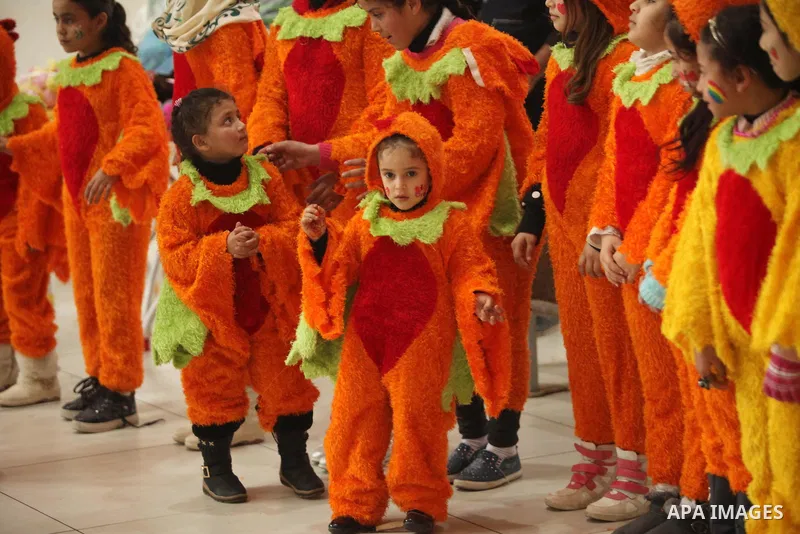 Children of Palestinian prisoners in Israeli jails play during an entertaining day in Gaza City on January 25, 2017. Photo by Ashraf Amra