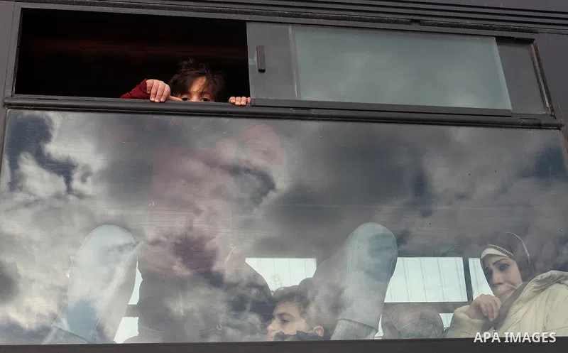 Palestinians wait for travel permits to cross into Egypt through the Rafah border crossing after it was opened by Egyptian authorities for humanitarian cases, in Rafah in the southern Gaza Strip, on January 29, 2017. Pho...