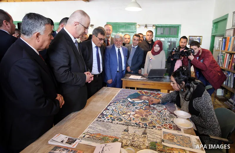 Palestinian Prime Minister Rami Hamdallah attends the ceremony of FAIR Programme, in the West Bank city of Jericho on February 8, 2017. Photo by Prime Minister Office
