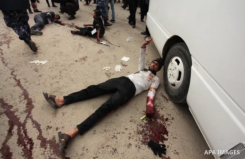 Palestinian rescue workers take part in an emergency simulation exercise, organized by the Palestinian Ministry of Health and Médecins du Monde France (Doctors of the World), in Rafah in the southern of Gaza Strip, on Fe...