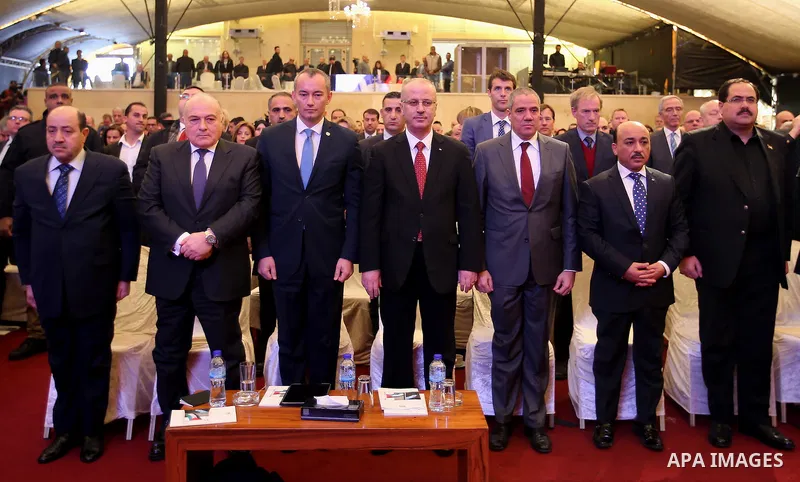Palestinian Prime Minister Rami Hamdallah attends the launching ceremony of national policy agenda, in the West Bank city of Ramallah, on February 22, 2017. Photo by Prime Minister Office