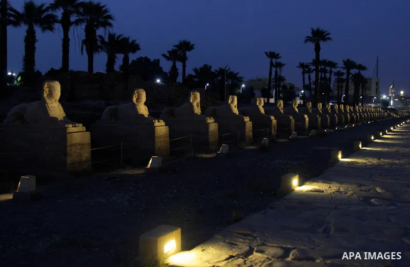 The Luxor Temple, large ancient Egyptian temple complex located on the port city of Luxor, south of Cairo Egypt, on March 20, 2017. The city of Luxor, ancient Egyptian city of Thebes. Recognized as the greatest open-air...