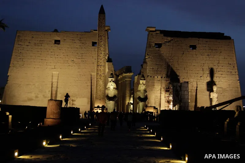 The Luxor Temple, large ancient Egyptian temple complex located on the port city of Luxor, south of Cairo Egypt, on March 20, 2017. The city of Luxor, ancient Egyptian city of Thebes. Recognized as the greatest open-air...