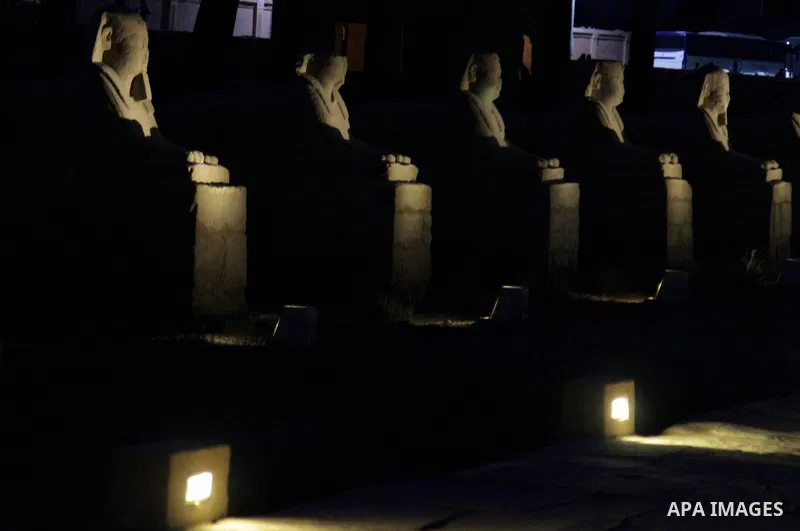 The Luxor Temple, large ancient Egyptian temple complex located on the port city of Luxor, south of Cairo Egypt, on March 20, 2017. The city of Luxor, ancient Egyptian city of Thebes. Recognized as the greatest open-air...