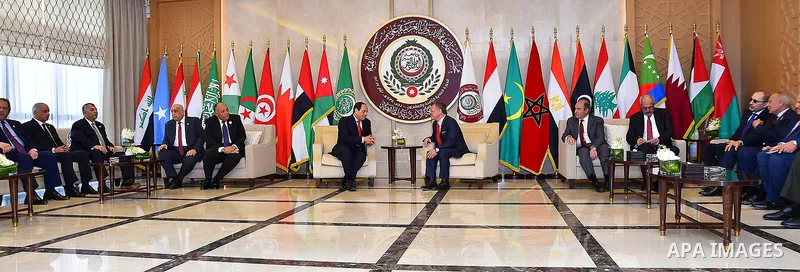Egyptian President Abdel Fattah al-Sisi meets with Jordan's King Abdullah II in Amman on March 28, 2017 ahead of talks on the eve of the Arab League summit. Photo by Egyptian President Office