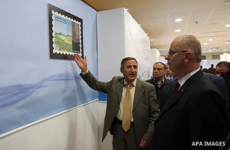 Palestinian Prime Minister Rami Hamdallah attends a celebrate World Water Day, in the West Bank city of Ramallah on March 29, 2017. Photo by Prime Minister Office