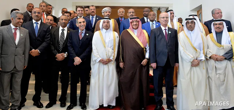 Palestinian Prime Minister Rami Hamdallah attends the 34th meeting of Arab Interior Ministers Council in Tunis, Tunisia on April 5, 2017. Photo by Prime Minister Office