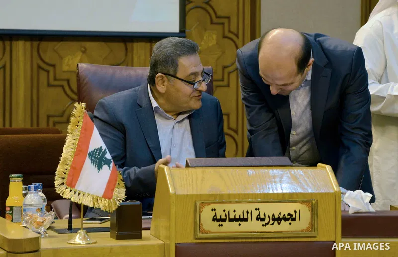 Arab youth Ministers attend the meeting of the Council of Ministers of Youth and Sports, in Cairo, Egypt, on April 10, 2017. Photo by Stringer