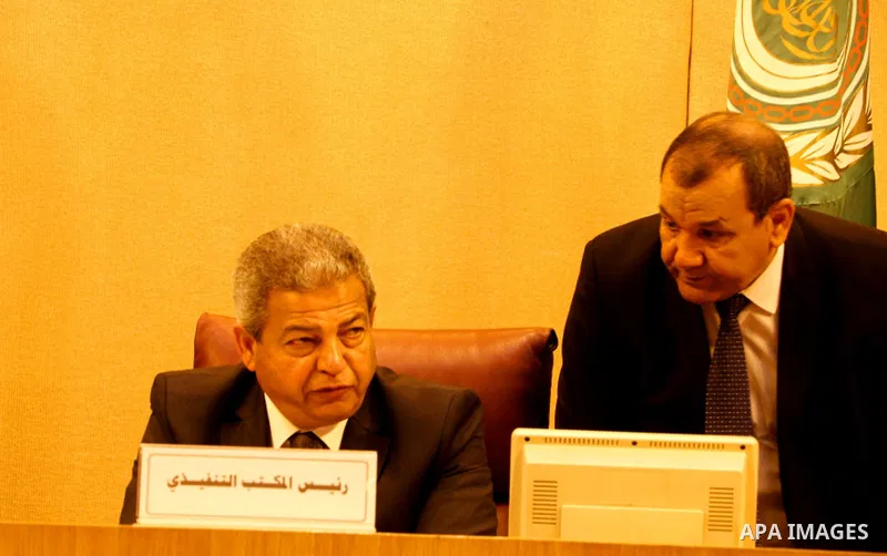 Arab youth Ministers attend the meeting of the Council of Ministers of Youth and Sports, in Cairo, Egypt, on April 10, 2017. Photo by Stringer