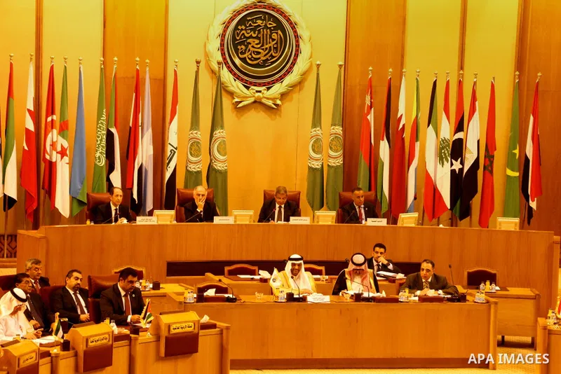 Arab youth Ministers attend the meeting of the Council of Ministers of Youth and Sports, in Cairo, Egypt, on April 10, 2017. Photo by Stringer