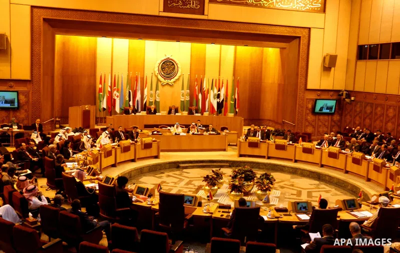 Arab youth Ministers attend the meeting of the Council of Ministers of Youth and Sports, in Cairo, Egypt, on April 10, 2017. Photo by Stringer