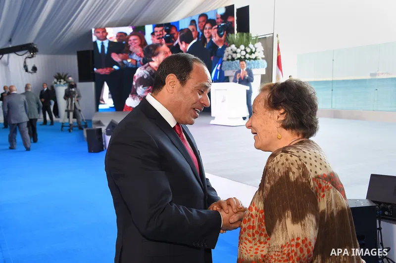 Egyptian President Abdel Fattah el-Sisi, attends Third Youth Conference, in Ismailia, Egypt, on April 25, 2017. Photo by Egyptian President Office