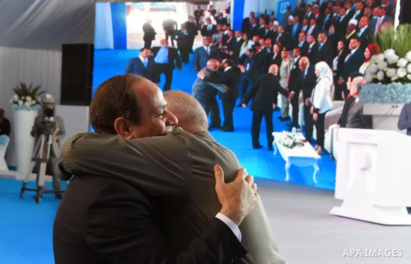 Egyptian President Abdel Fattah el-Sisi, attends Third Youth Conference, in Ismailia, Egypt, on April 25, 2017. Photo by Egyptian President Office